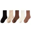 5 Pairs/Lot Children Winter Socks Cotton Thick Keep Warm Terry-loop Hosiery for 1-12 Years Baby Boys and Girls Kids Towel Socks 240407