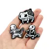 Skeleton Turtle Dragon Frog Elf Broche de Anime Cute