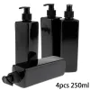 Dispensers 4 -st bijvulbaar 250 ml lege lotionpompflessen voor gel soap dispenser shampoo Press Dispenser badkameropslagfles