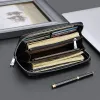 Wallets Williampolo Man Wallets Long Style High Quality Card Holder Male Purse Zipper Large Capacity Brand Leather Wallet for Men