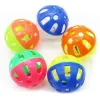 Toys Plastic Colorful Cat Toys Bells Balls Spela kattunge roliga spel husdjur interaktiv djur träning rolig katt leksak boll