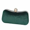 bolsas verdes de ombro para mulheres famosas marcas de flanela embreagem bolsa de luxo de luxo carteiras de festa para casamentos bolsa crossbody q6dd#