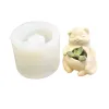 Equipamentos Mini Cat Paw Cat Silicone Resina Molde recipientes de jóias Mold plantas suculentas Potas de flores Moldes de silicone do vaso de flores