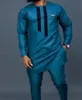 Summer Dashiki National Dress African Mens Printed Top and Trousers Suit Wedding Dress Sunday Prayer Casual Slim Suit 240417