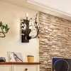 Lampade da parete Tinny Lampada di cristallo moderno campagna americana a LED Creative soggiorno corridoio decorazione per la casa