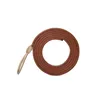 Belts No-hole Knotted Belt Vintage PU Leather Waistband Solid CololVintage Decorative Thin Dress Girdle For Women