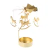 Holdants Rotating Spinning Carrousel Tea Light Candlers Home Dinner Marid Wedding Bar Party