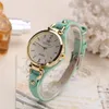 Women Watch Quartz Uhren Designer Slim Leder -Armbandwächter Neue lässige kleine runde Zifferblatt -Armbanduhren saubere Metallrahmen Fashion Watch