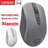 Мыши Lenovo Xiaoxin Bt/Bt Plus беспроводная мышь с 1600DPI Bluetooth 3.0/5.0 Функция умного сна Белые/черные мыши для Windows 7 8 10