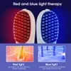 Blue Red Light Therapy Massage Comb Hair Growth 3-level Electric Scalp Head Massager Kneading Anti Hair Loss Relieve Headache 240412