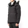 Inverno down parka homme jassen chaquetas esterno cappola lupo pelliccia con cappuccio fourrure manteau wyndham canada giacca cappotto da giacca hiver doudoune maschi