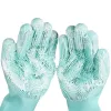 Grooming Pet Grooming Cleaning Gloves Dog Cat Bathing Shampoo Glove Scrubber Magic Dishwashing Cleanner Sponge Silicon Hair Removal Glove