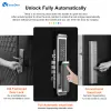 Control smardeer smart lock Biometric fingerprint lock for TTLock app Works with Alexa and Google Suitable for doors 4070mm thick