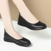 Casual schoenen vrouwen rond hoofd ondiepe mond anti-slip ballet veerkantoor werk zoete loafers zwangere zachte bodem flats
