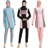 Roupas Muslim islâmico Minimias vestir duas peças Mulheres roupas de banho muçulmana roupas de banho confortáveis nadar Burkini Moda de maiô