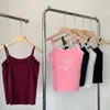 Tanks de femmes Summer Femme Lace avec poitrine Terle Slings Tops Femme Straps Tank Harajuku Streetwear Camisole Mignon Carton Imprimé Crop imprimé