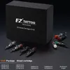 50 stycken värderade paketet EZ Revolution Tatuering Cartridge Needle Kit RL RS M1 M1C Blandade storlekar för tatueringsmaskinförsörjning 240415