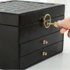 Exibir 2022 Organizador de joalheria universal Exibir caixas de jóias de viagem caixas de jóias portáteis Button Button Storage Storage Jewellers