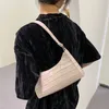 Gusrue Mulheres Padrão de Crocodilo PU bolsa de couro feminina Fi Brand Bag de ombro casual Bolsa de axila de embreagem pequeno y23v#