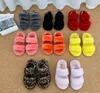 Femmes Kids Rainbow Pantoufle Slipper Furry Designer Heels Fashion Slippers Disco Checker G Slide Designer Slides Platform Haus9374598