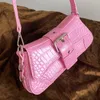 2023 NEW FI الأنيقة حقائب اليد مصممة كيس الكتف نمط التمساح PU LEATHY CROSSBODY أكياس للنساء أعلى مقبض حقيبة Z5S4#