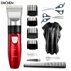 Clippers Enchen heren elektrisch haar trimmer kit professional draadloze haarsnijder machine USB oplaadbare clipper kapper kapselmachine