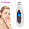 Instrument KonMison Ultrasonic Skin Petel Scrubber Cleanser czyszczenie twarzy masażer usuwania trądziku do twarzy Ultradźwiękowe obieranie czystego dźwięku