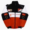 Motorfietskleding F1 Jacket Team Co-branded racepak Mens lange mouw Warm retro auto werkkleding winter katoen drop levering mobi aut othik