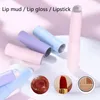 ترقية فرش المكياج Q Soft Silicone Lip Brush مع غلاف الدليل الغبار مستدير رأس الشفاه أداة مستحضرات التجميل أداة متعددة الاستخدامات