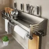 Rekken Wallmounted Kitchen Organizer Plank Spice Storte Rack Huishoudelijke Chopsticks Mes Lepel Schep Storage Holder