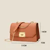 Black Small Handbags For Women New 2023 Luxury Brand Chain épaule Sacs à bandoulière pourdies Street Street Purse Bolsas Feminina Y3C6 #