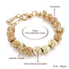 Charm Bracelets CHICVIE Gold Color Crystal Glass Bead Bracelet For Women Beads Charms Jewelry Making Custom DIY SBR170008