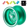 Yoyo Responsive Yoyo T7metal Aluminium Yo Professional Yoyo für Kinderanfänger mit Tasche und 5 Ersatz -Yoyo -Saiten