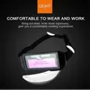 Automatic Dimming Welding Glasses Light Change Auto Darkening Anti- Eyes Shield Goggle for Welding Masks EyeGlasses Accessories 240422
