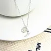 Pendants S925 Sterling Silver Necklace Women's Freshwater Pearl Sun Moon Fashion Jewelry Couple Festival Gift