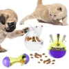 Oyuncaklar kedi oyuncak interaktif köpekler kediler fareler gıda tumbler yavru kedi oyuncaklar gıda besleyici köpek yavrusu sızıntı yemek dağıtıcı bulmaca kedi yavaş tedavi top oyuncak