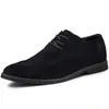 Men Shoes England Trend Casual Male Suede Oxford Wedding Leather Dress Flats Zapatillas Hombre Plus Size 240417
