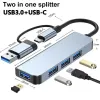 HUBS RYRA USB3.0 Typ C Docking Station USB C Hub 4 Port USB 2.0 HUB PD TF Card Hub USB Adapter Station Ultra Slim Portable Data Hub