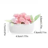 Decorative Flowers Potted Plant Model Mini Flower For Green Simulation Plants Dollhouse Multipurpose Doll House Accessories