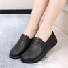 Buty swobodne szybkie pu skórzane balet Flats Kobieta spaceruj dla babci panie komfortowe mokasyny mokaty damskie