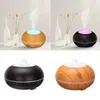 Humidifiers 300ML electric humidifier essential oil diffuser ultrasonic sawdust air humidifier mini atomizer LED light Y240422