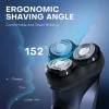 Shavers Pfay PA168 Rasoir électrique pour hommes 3d Rotary flottante Razor Barbe Machine à rasage Typec USB Barbe rechargeable Timmer