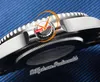 Batman 126710 VR3285 Automatic Mens Watch ARF V3 Blue Ceramics Cérozel Black Dial 904L Bracelet Oysteel Super Edition Same Card de garantie en série PureTime Reloj PTRX