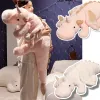 Bambole 1pc 70150 cm giocattolo peluche di drago bianco gigante con ali volanti unicorno Dragons Dinos abbraccio throw cuscinetto Dinos Nap Sleep Regale