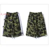 Mens Shorts Designer Shorts Women Swim ShortsHigh Quality Fashion Brodered Cotton Terry Luminous Spot Camouflage Red Blue and Purple Color Rhude Short 9812