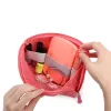 Sacs Portable Data Cable Storage Sac Écouteur Écouteur Organisateur de l'organisateur pour la ligne de casque Closet Closet Organizer Box Rangement