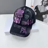 Gör gamla baseballmössa graffiti Letter Designer Hat Men's Street Trend Casquette Luxe Women's Hip Hop Ball Caps