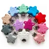10pcs Baby Silicone Pacifier Clip Pentagram Food Grade DIY Necklace Toys Accessories Gifts 240415