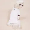 T-shirts Stripe Shirts Robe Clothing Clothing chiens Sweet for Dog Clothes Costume Small French Bulldog Print Mignon d'été blanc mascotas