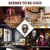 Decorative Figurines 2 Pcs 10 Inch Sublimation Wind Spinners Blanks 3D Double Sided Sculpture Hanging Spinner For Garden Decor